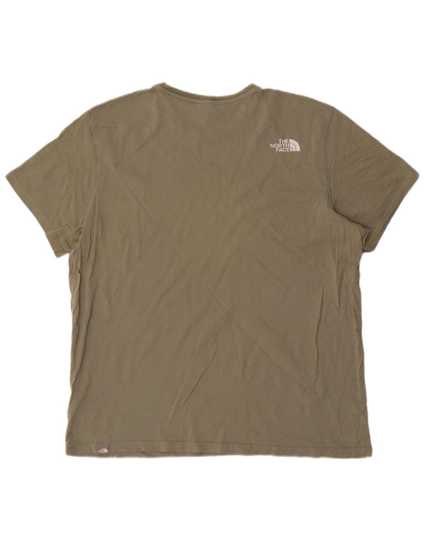 T-shirt da uomo The North Face Top XL in cotone kaki