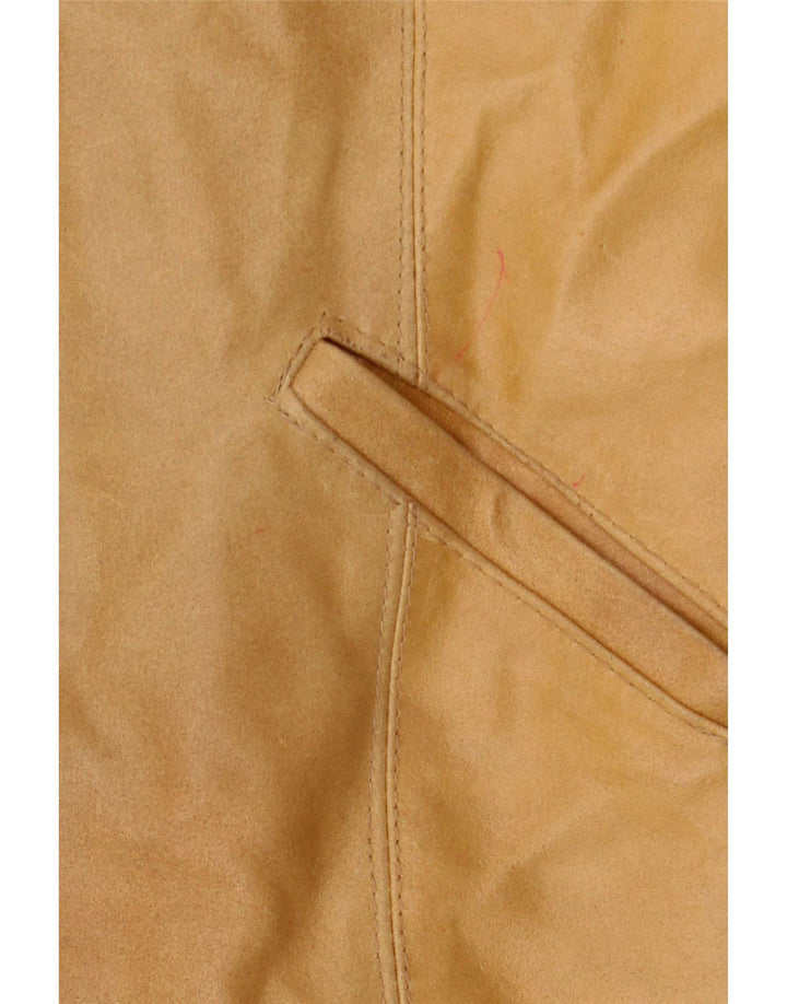Per favore Giacca in pelle da donna UK 14 Beige medio