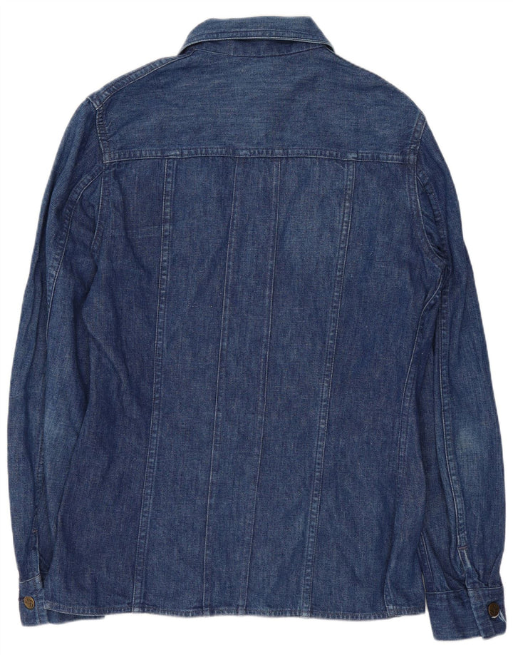 Camicia di jeans da uomo VINTAGE piccola blu