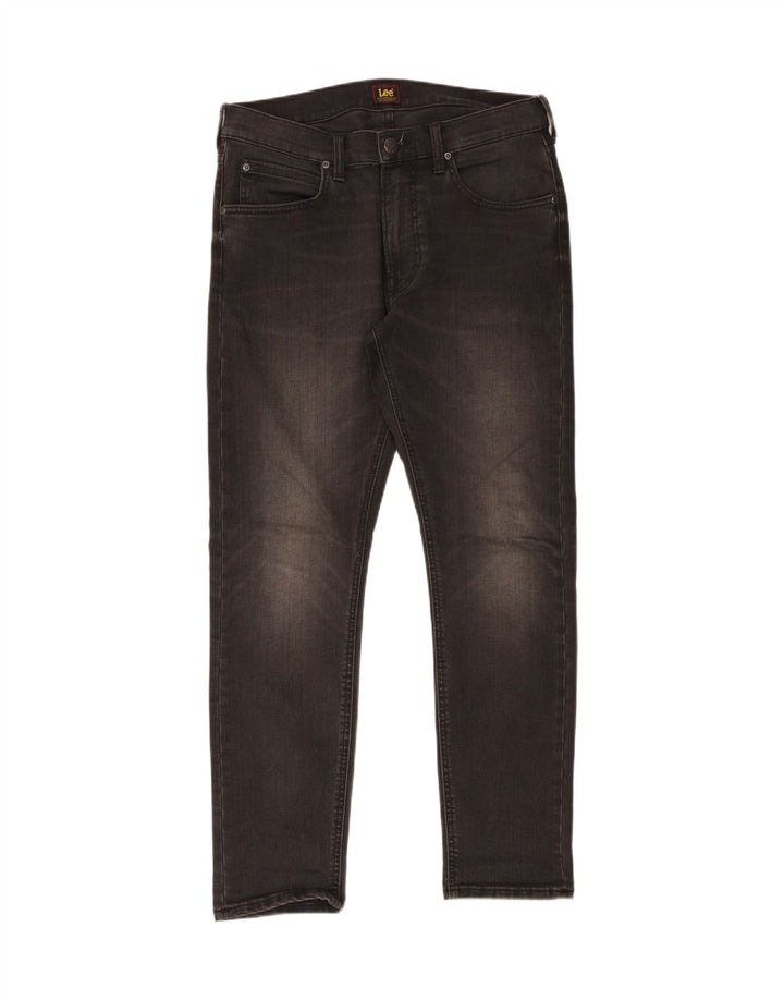 Jeans dritti Luke da uomo LEE W31 L30 in cotone nero