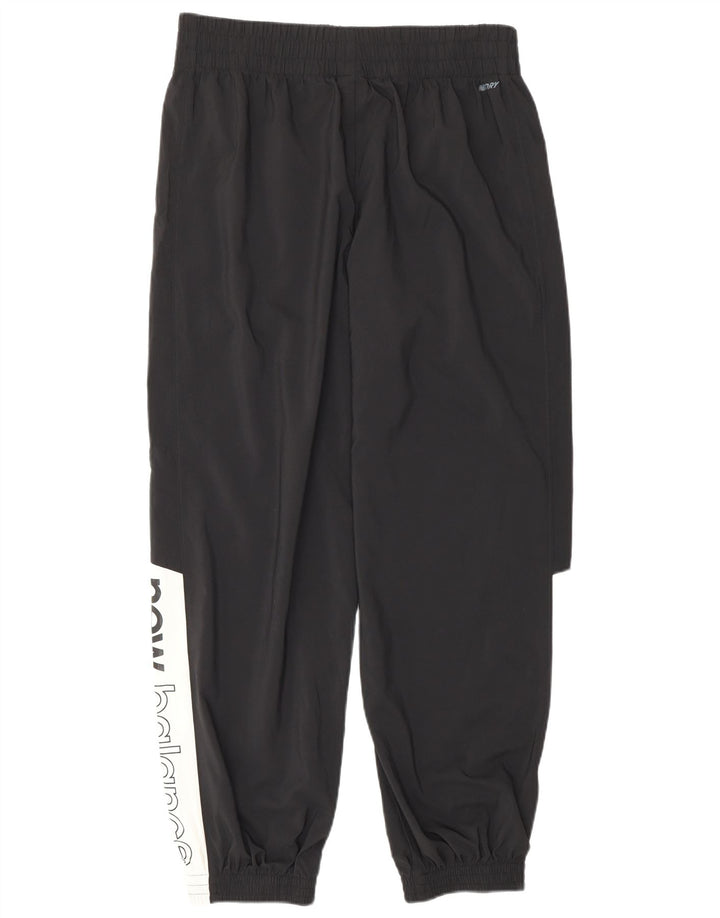 Tuta intera da uomo con grafica New Balance, poliestere color block medio nero