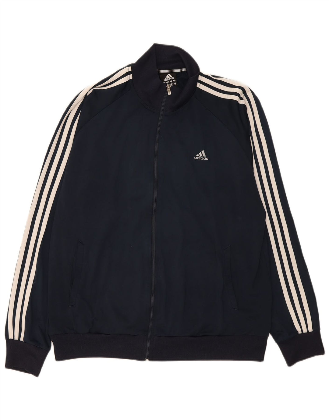 Giacca da tuta da uomo Adidas Clima 365 grande in poliestere blu navy