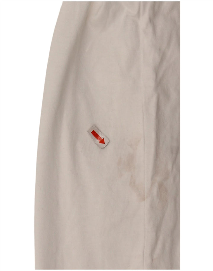 MICHAEL KORS T-shirt grafica da uomo XL in cotone bianco