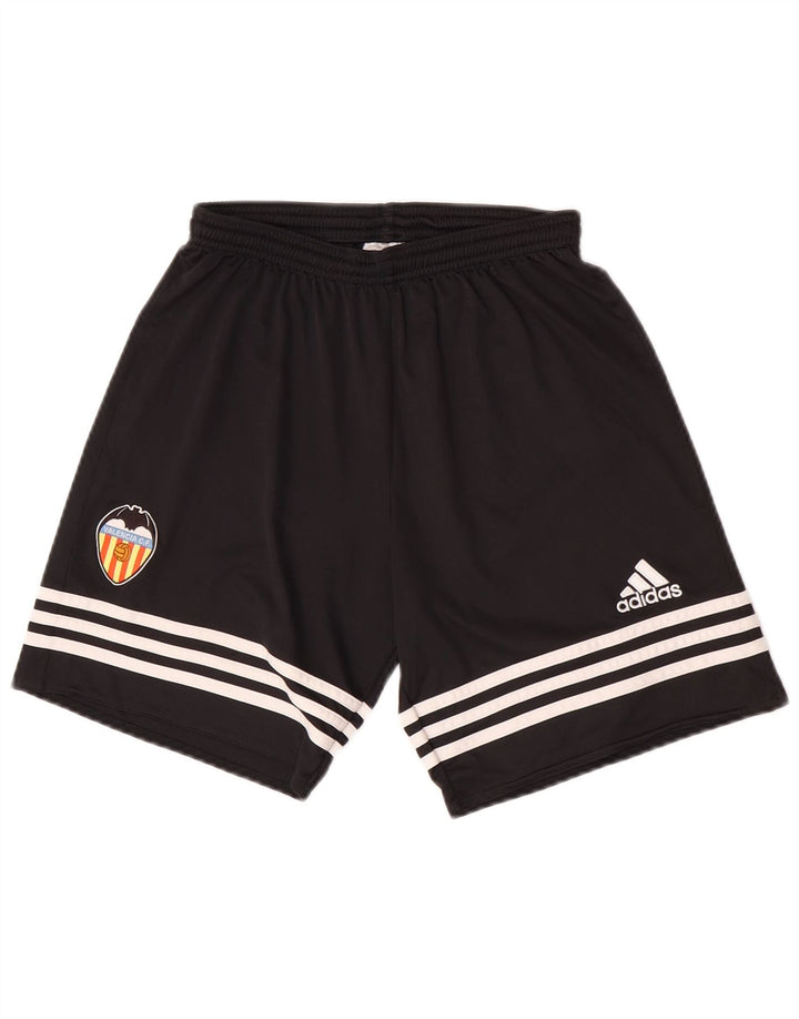 Pantaloncini sportivi Adidas da uomo piccoli in poliestere nero