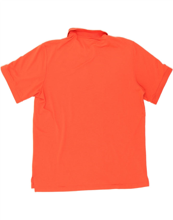 ADIDAS Mens Polo Shirt Large Orange Cotton Vintage Adidas and Second-Hand Adidas from Messina Hembry 
