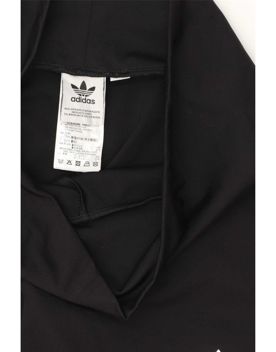 Leggings Adidas da donna UK 12 medio nero poliestere
