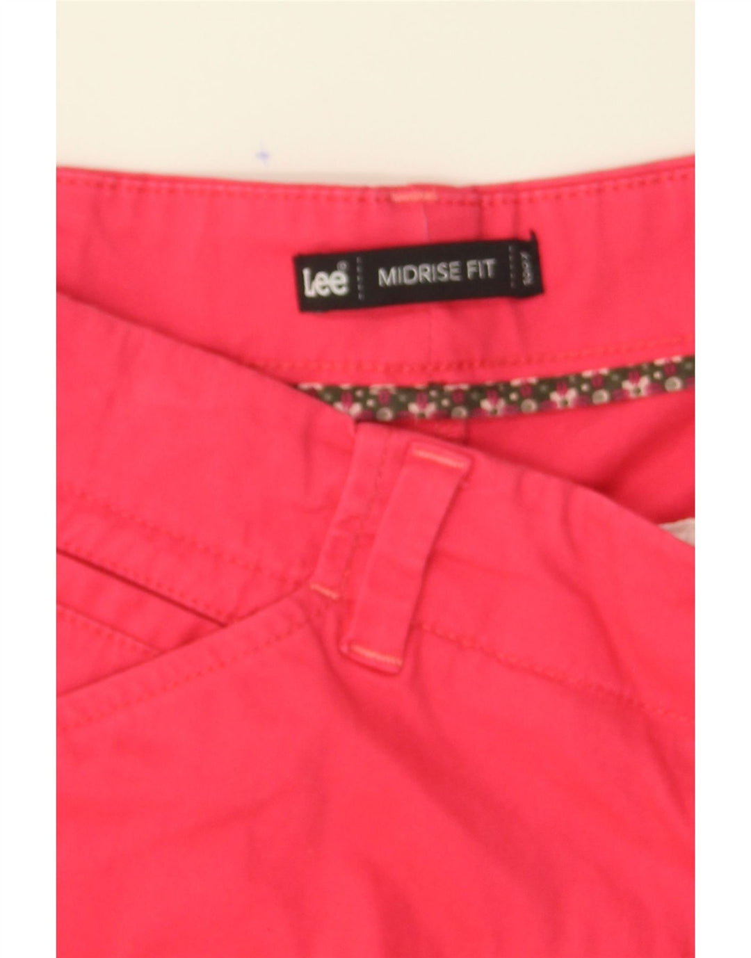 LEE Womens Mid Rise Casual Shorts W36 XL Pink Vintage Lee and Second-Hand Lee from Messina Hembry 