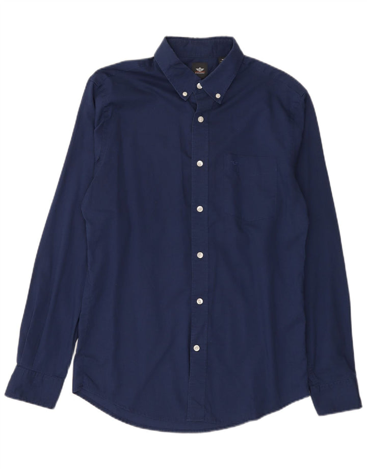 Camicia da uomo Dockers in cotone blu navy medio