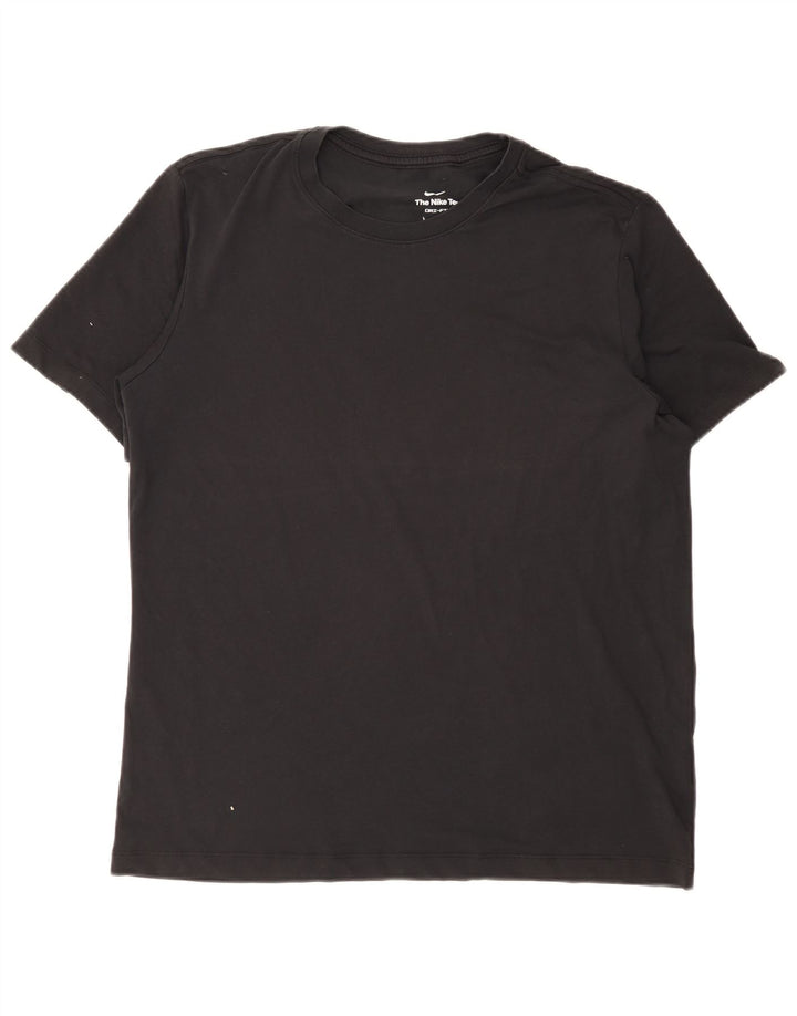 T-shirt Nike Dri Fit da uomo, grande, in cotone nero