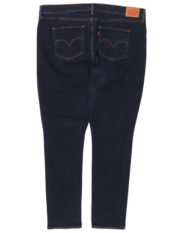 LEVI'S Jeans skinny modellanti 311 da donna W34 L30 cotone blu navy