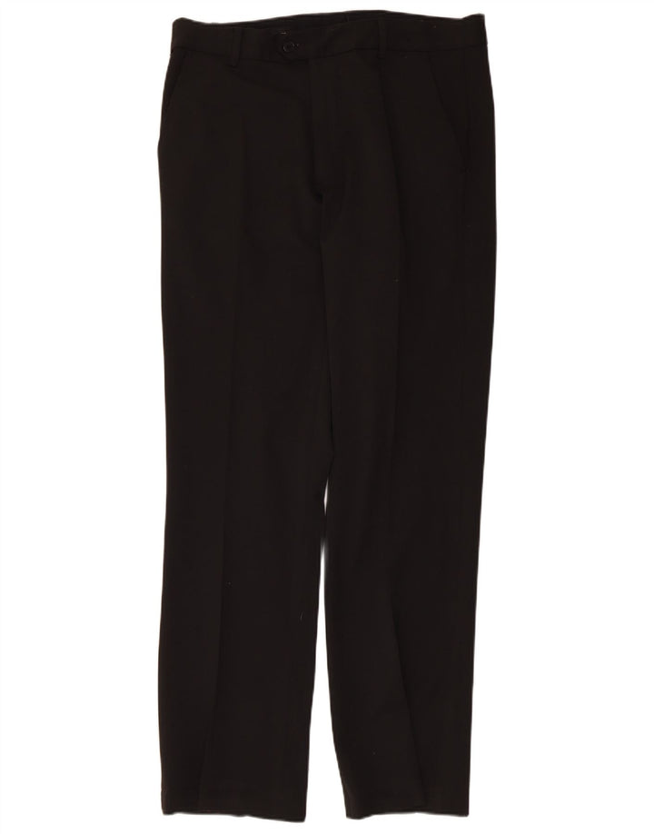Pantaloni da abito dritti da uomo Marlboro Classics EU 48 Medio W34 L31 Nero