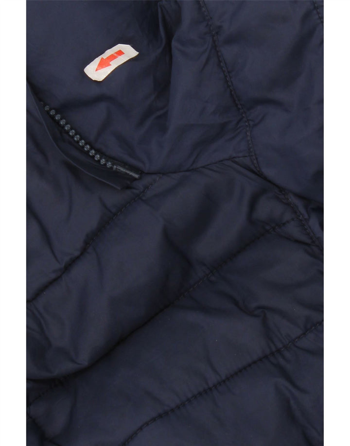 Giacca imbottita da uomo Superdry UK 40 Large in nylon blu navy