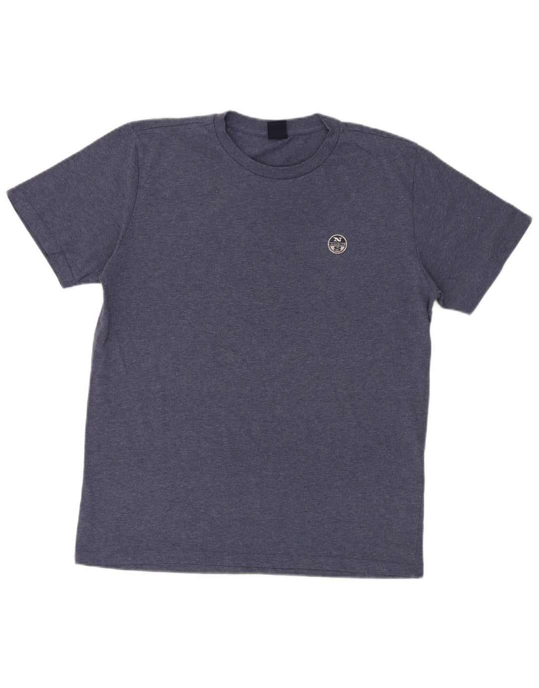 T-shirt da uomo North Sails Top grande in cotone screziato blu navy