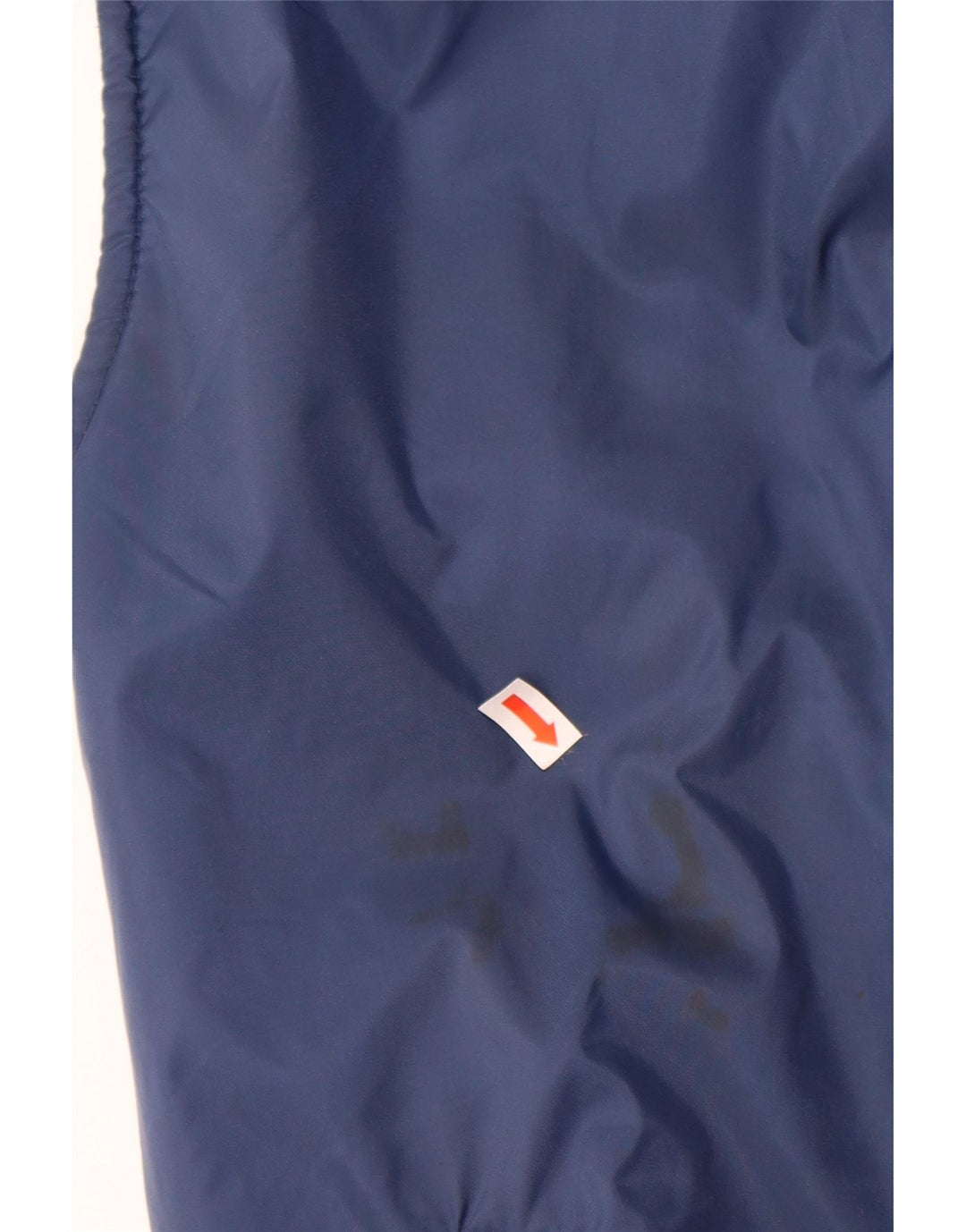 Gilet reversibile da uomo VINTAGE UK 38 medio blu navy in poliammide