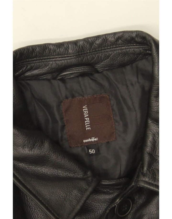 Giacca Pelle Uomo Conbipel IT 50 Large Pelle Nera