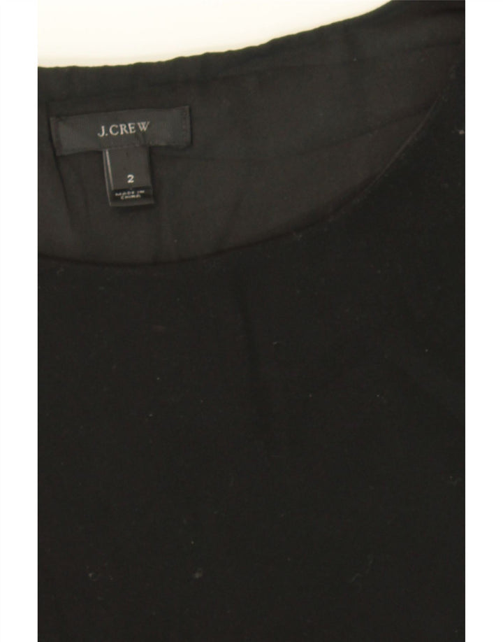J. CREW Womens Sleeveless Bodycon Dress US 2 XS Black Polyester Vintage J. Crew and Second-Hand J. Crew from Messina Hembry 