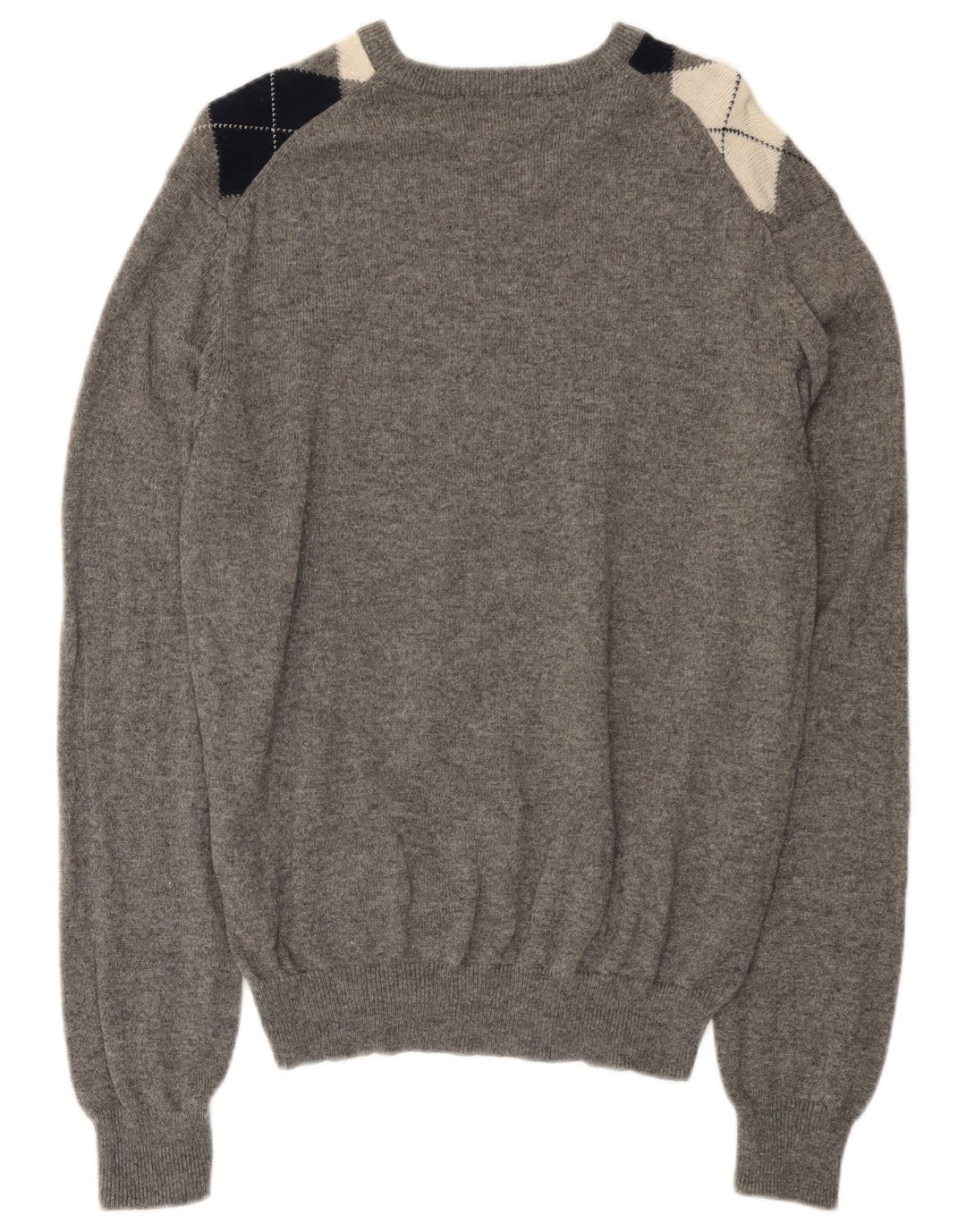 Maglione da uomo con scollo a V blu Harbour Marks & Spencer grigio medio