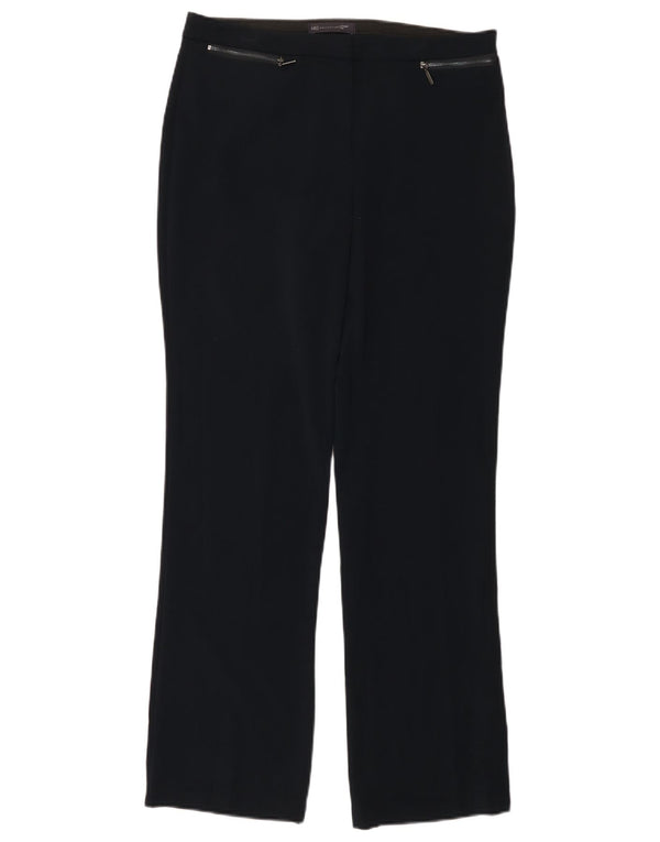 Pantaloni casual da donna Marks & Spencer UK 12 medi W32 L30 blu navy