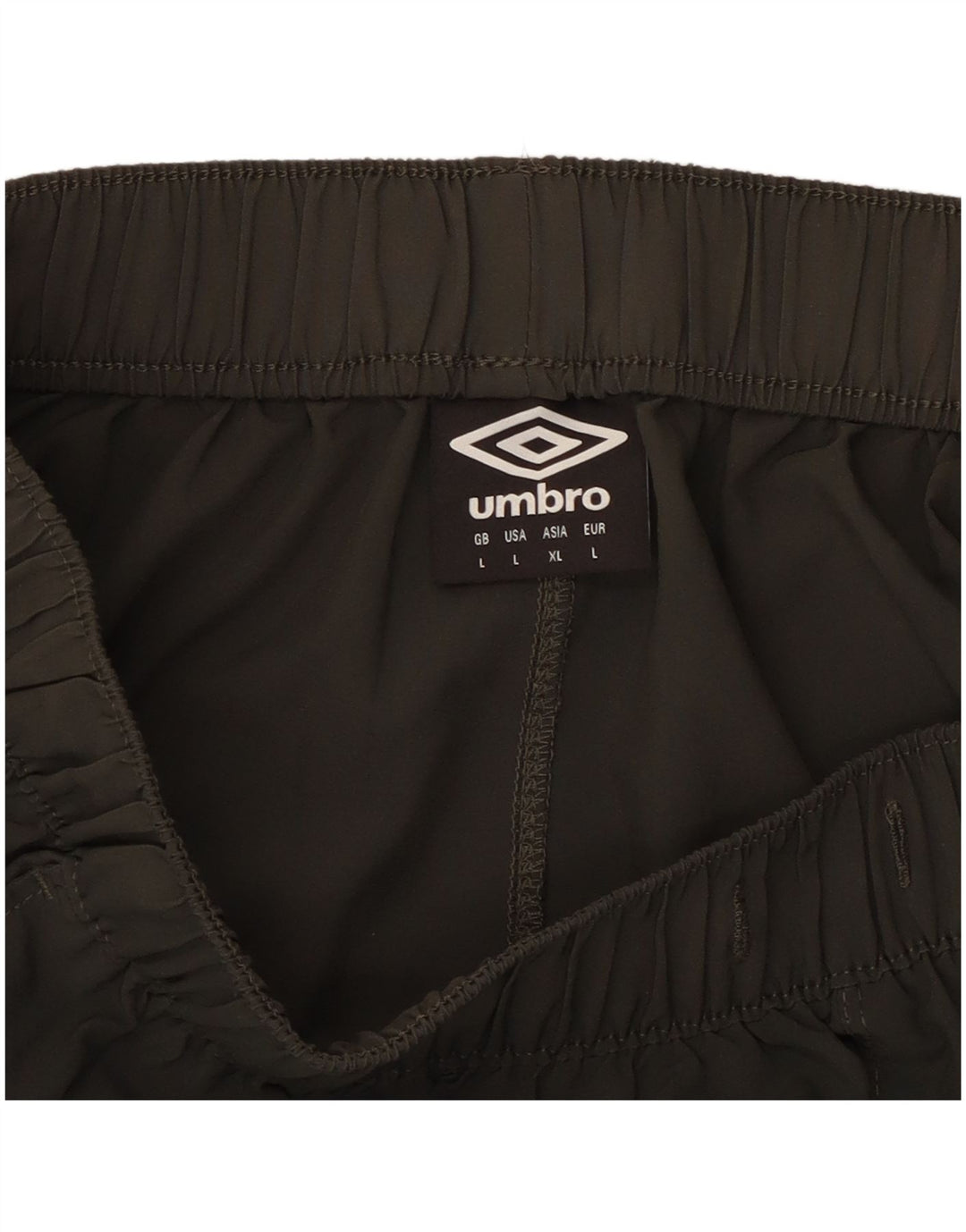 Pantaloncini da bagno da uomo Umbro Large in poliestere kaki