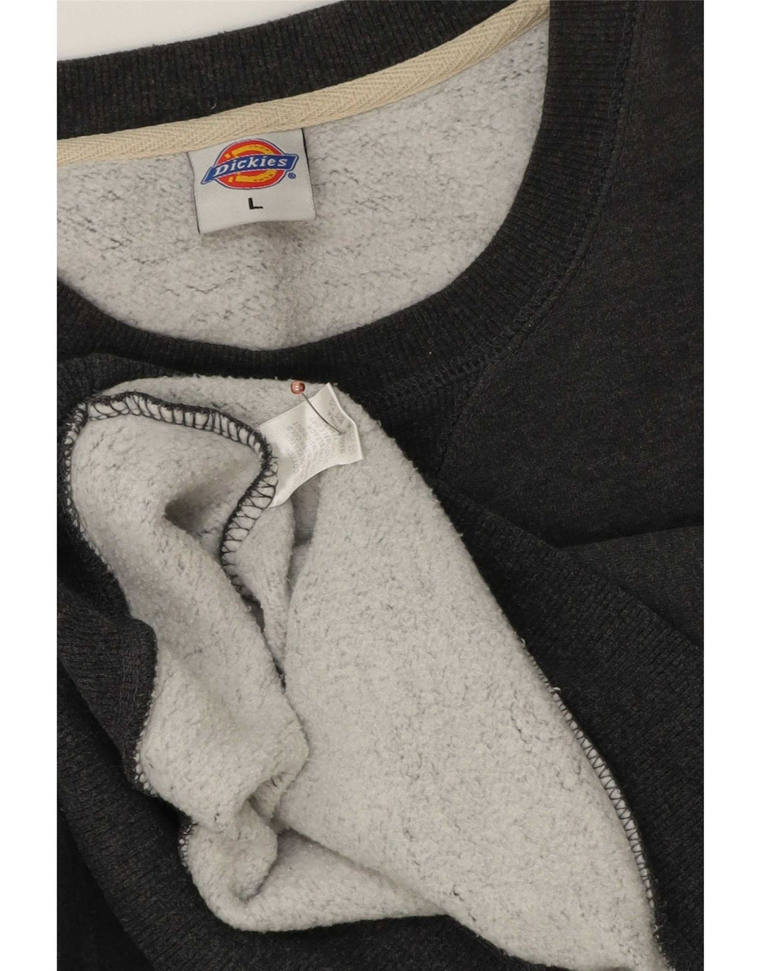 Dickies Felpa grafica da uomo Maglione grande cotone grigio