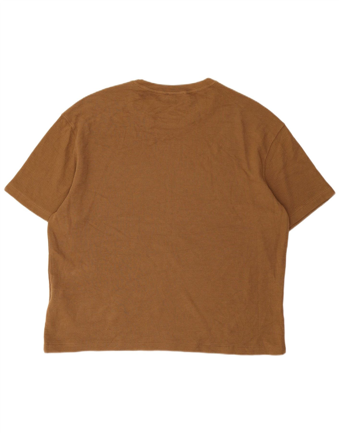T-shirt Zara da uomo Top grande in cotone beige