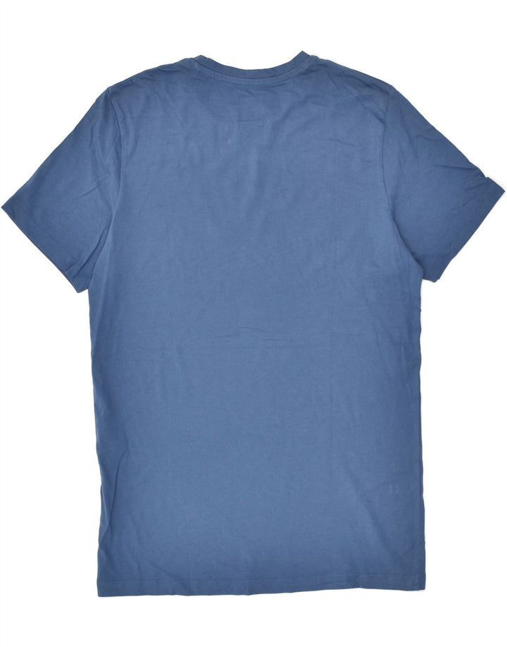 JACK & JONES Mens Graphic T-Shirt Top Medium Navy Blue Cotton | Vintage Jack & Jones | Thrift | Second-Hand Jack & Jones | Used Clothing | Messina Hembry 