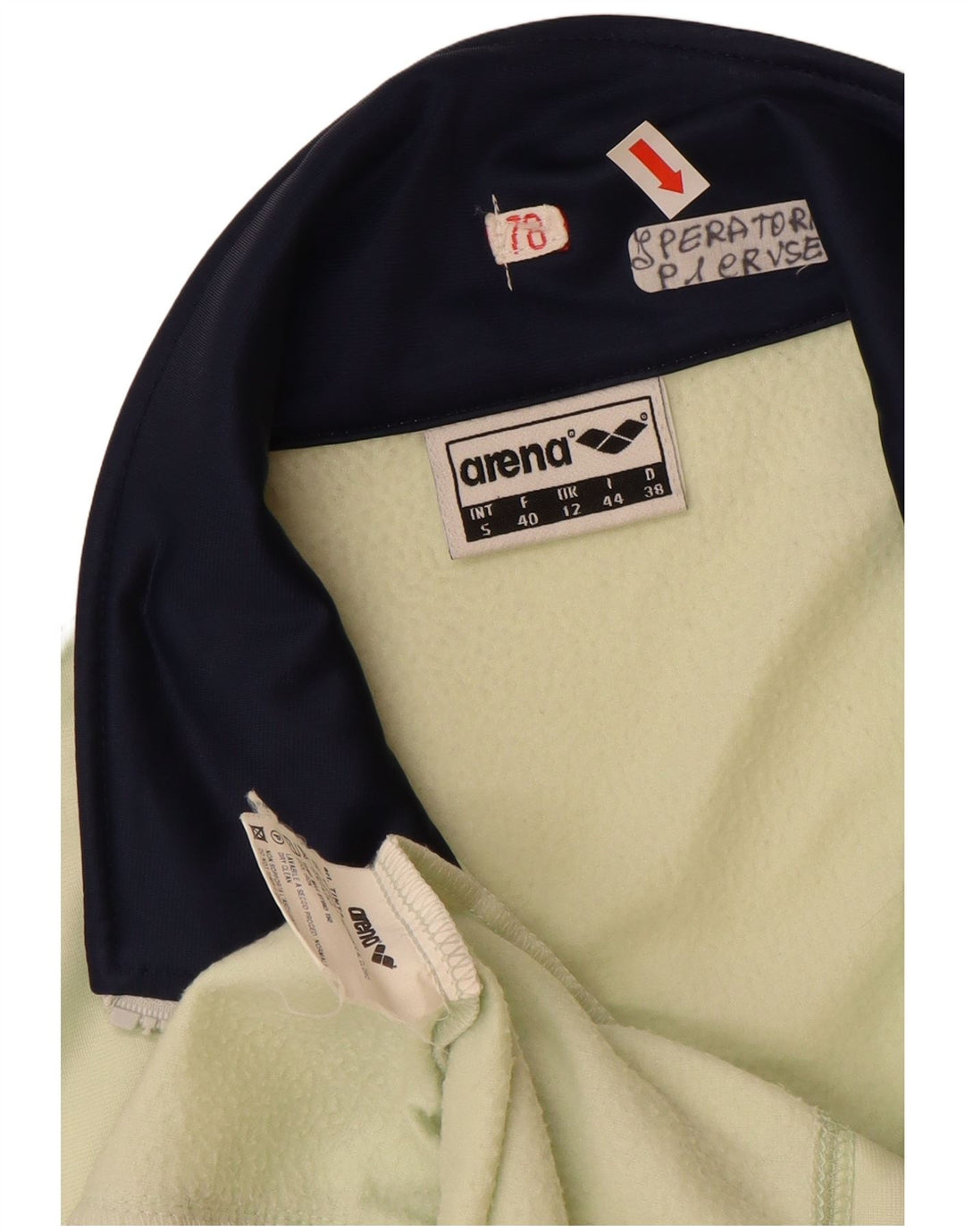 ARENA Giacca da tuta da donna UK 12 Verde medio Poliestere