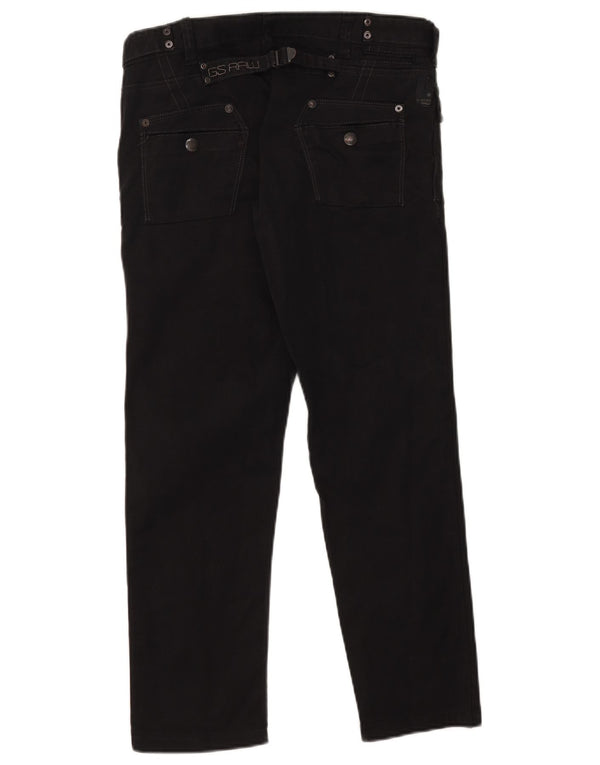 Jeans dritti da uomo G-Star W29 L26 cotone nero