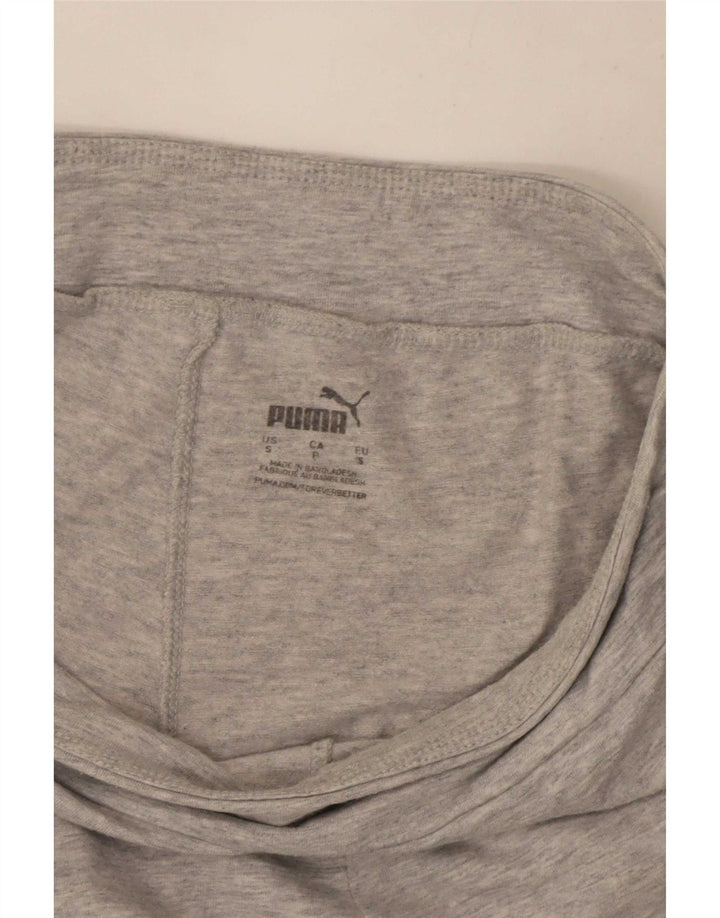 Leggings Puma da donna UK 8 Small in cotone chiazzato grigio