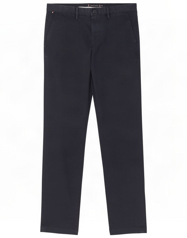 Pantaloni chino slim da uomo Tommy Hilfiger W30 L32 Blu navy