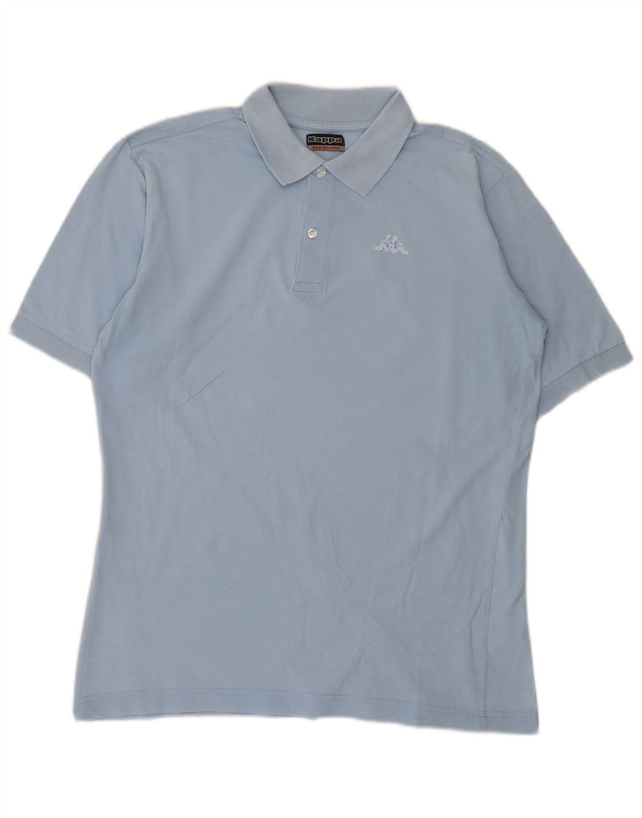 Polo Uomo KAPPA Blu Medio Cotone