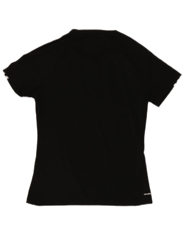 T-shirt Adidas Climalite da donna Top UK 8/10 Small Poliestere nero
