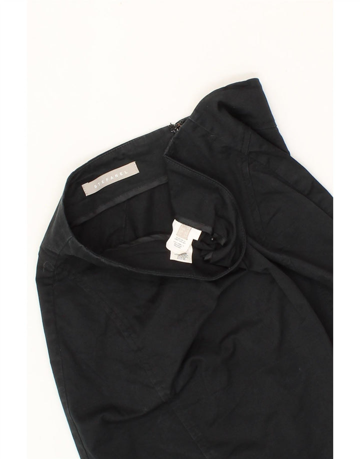 STEFANEL Womens Pencil Skirt IT 42 Medium W28  Black Vintage Stefanel and Second-Hand Stefanel from Messina Hembry 