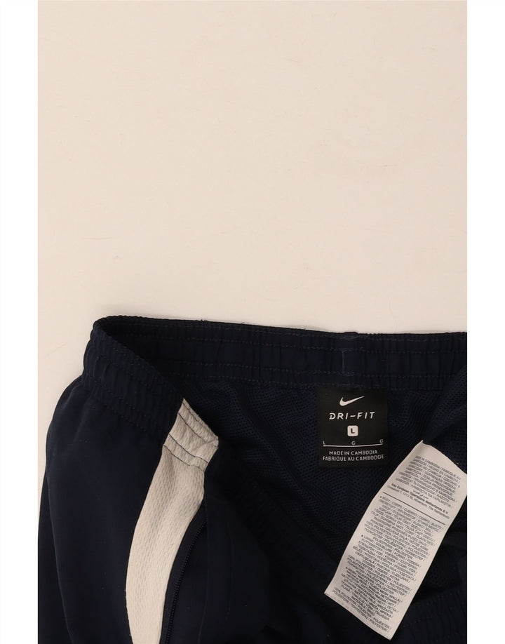 NIKE Pantaloni da tuta da uomo Dri Fit Joggers Large Blu Navy Colorblock
