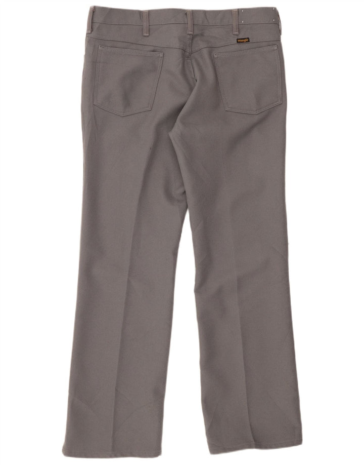 Pantaloni casual da uomo vestibilità regolare WRANGLER W36 L30 grigi