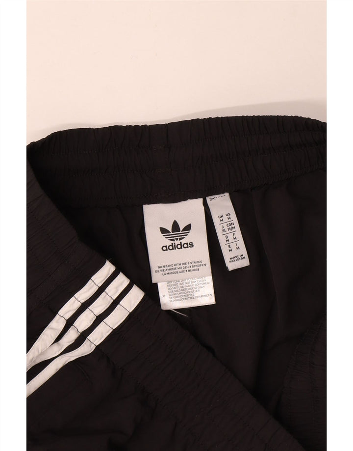 Pantaloncini sportivi da uomo Adidas medi neri in poliestere