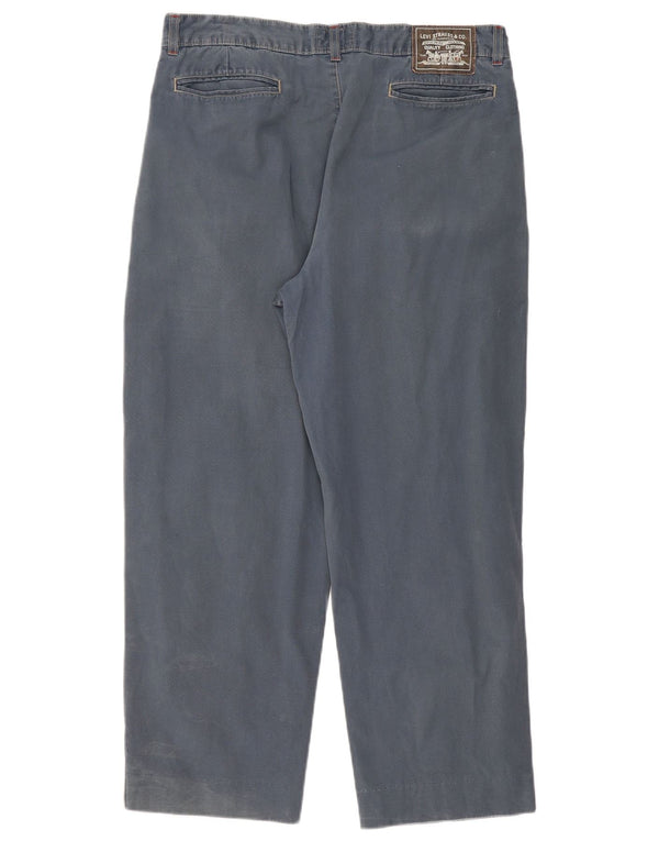 Pantaloni chino con pegging da uomo Levi's W34 L28 Blu Navy