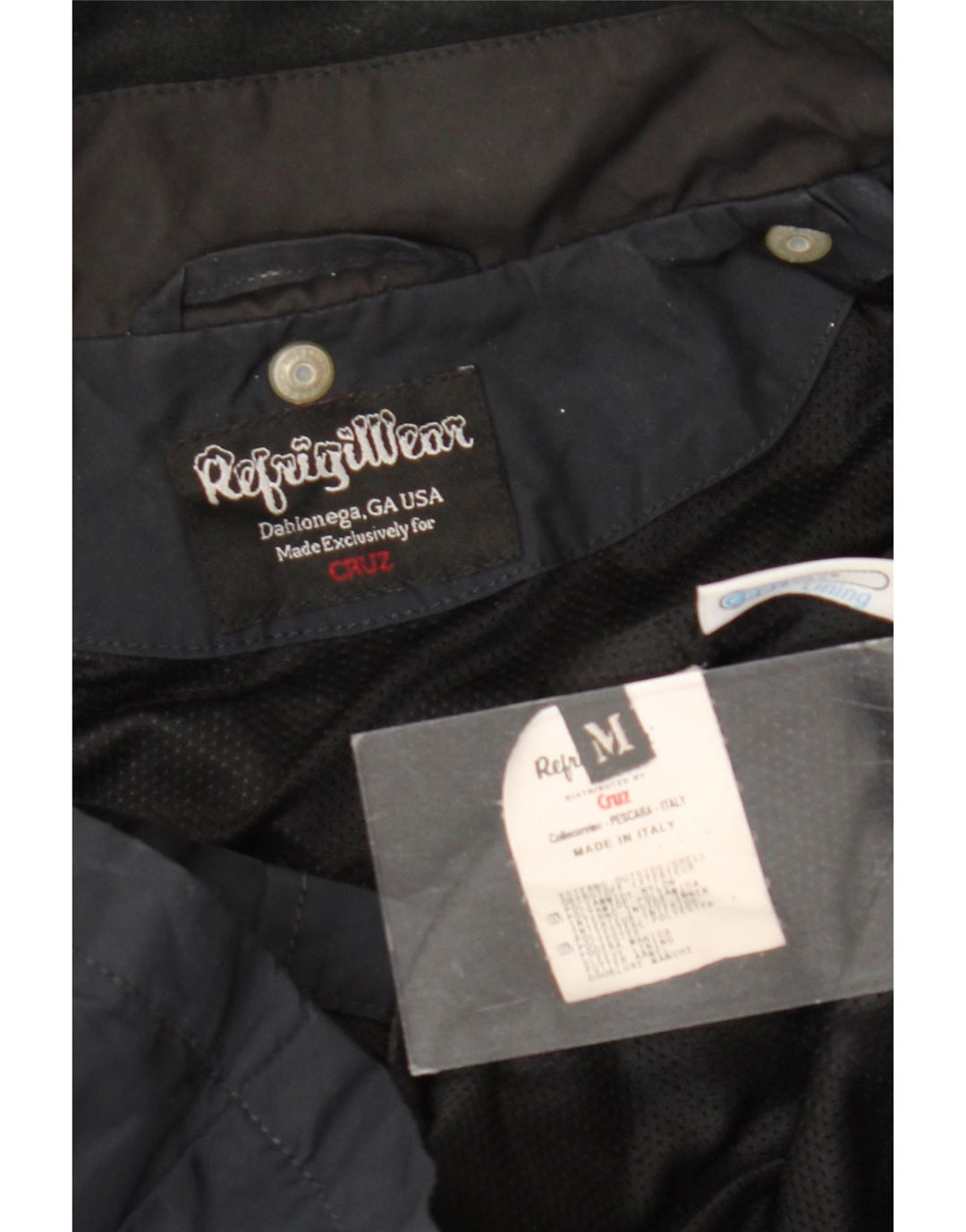 Refrigiwear Giacca antipioggia da donna con cappuccio Cruz UK 12 media blu navy in poliammide