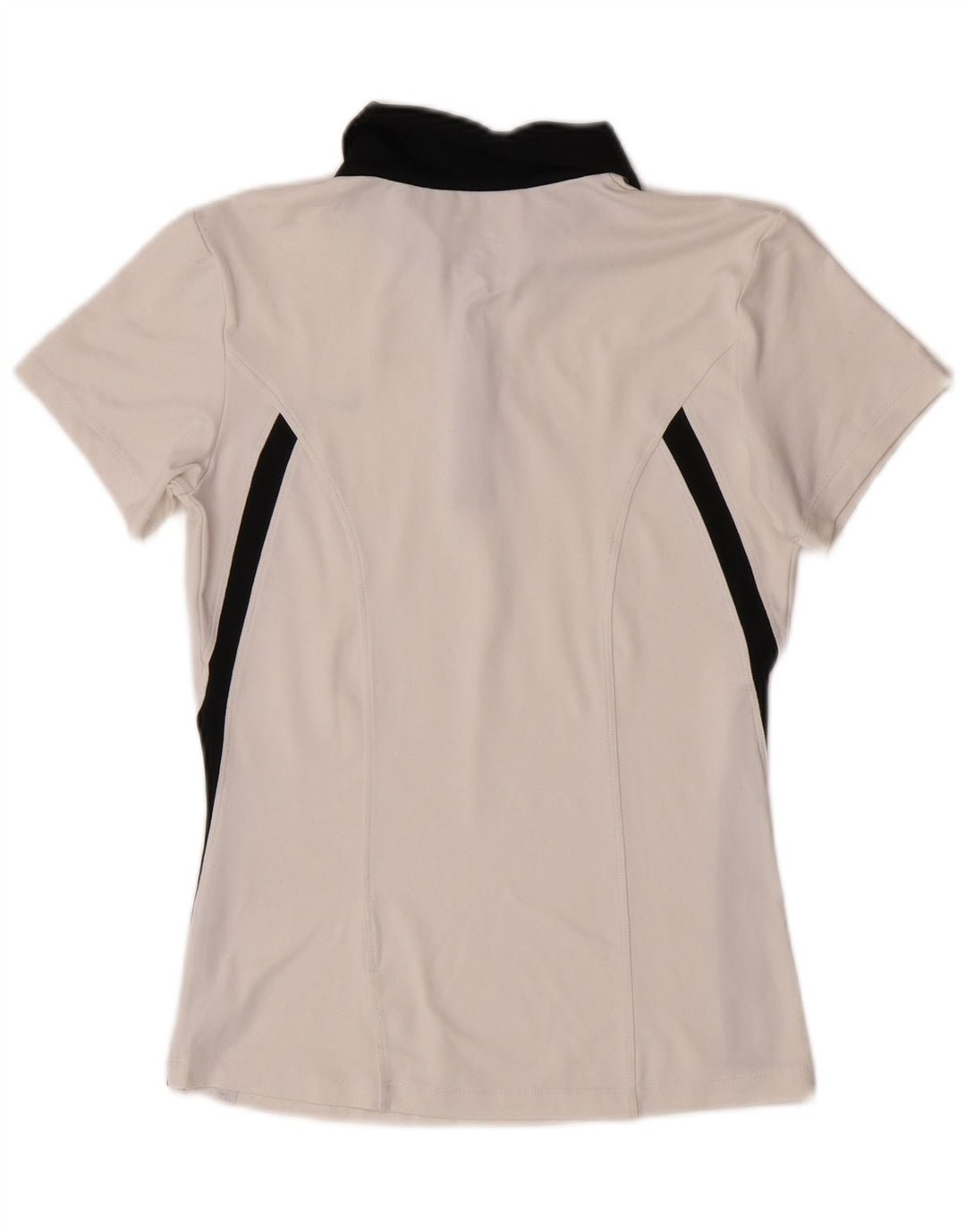 Polo Nike Dri Fit da donna UK 10 Small White Colourblock