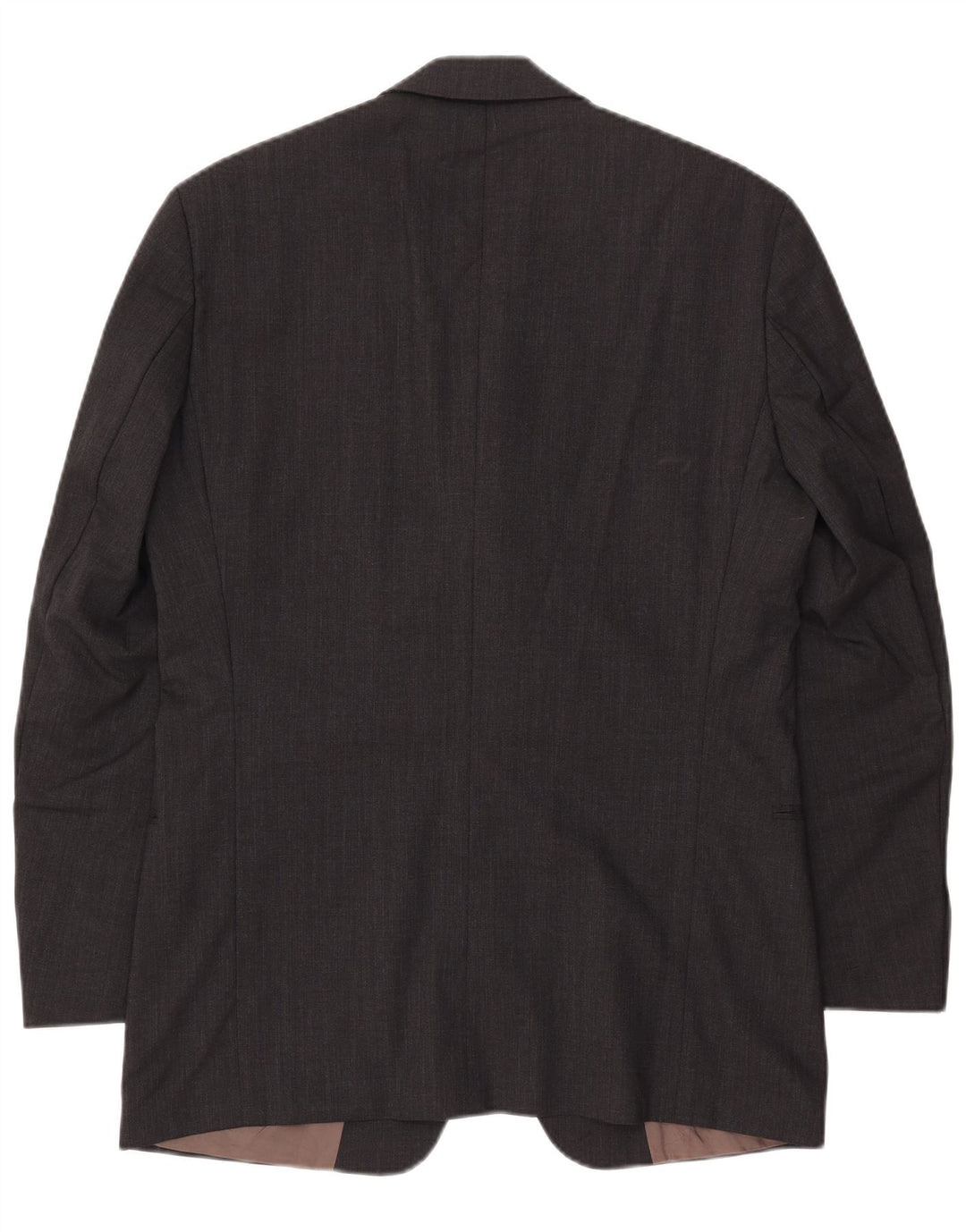 Giacca blazer da uomo a 3 bottoni HUGO BOSS UK 40 Large in lana grigia