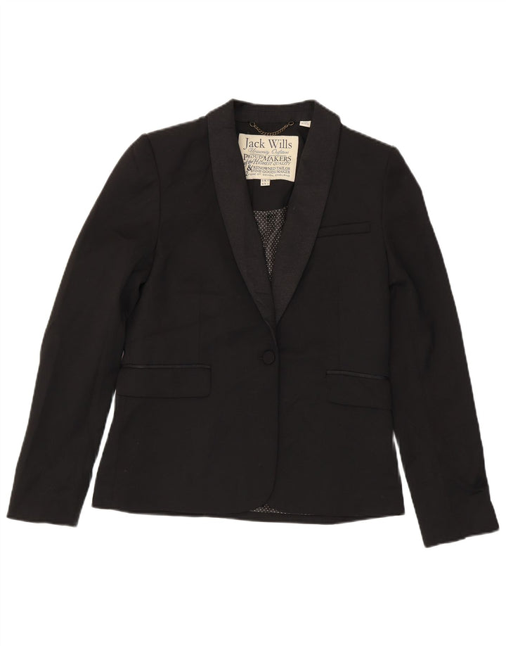 Giacca blazer da donna Jack Wills University Outfitters UK 10 piccola nera