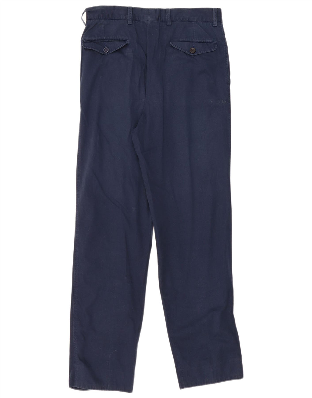 Pantaloni da abito dritti da uomo Belfe & Belfe medi W32 L32 blu navy