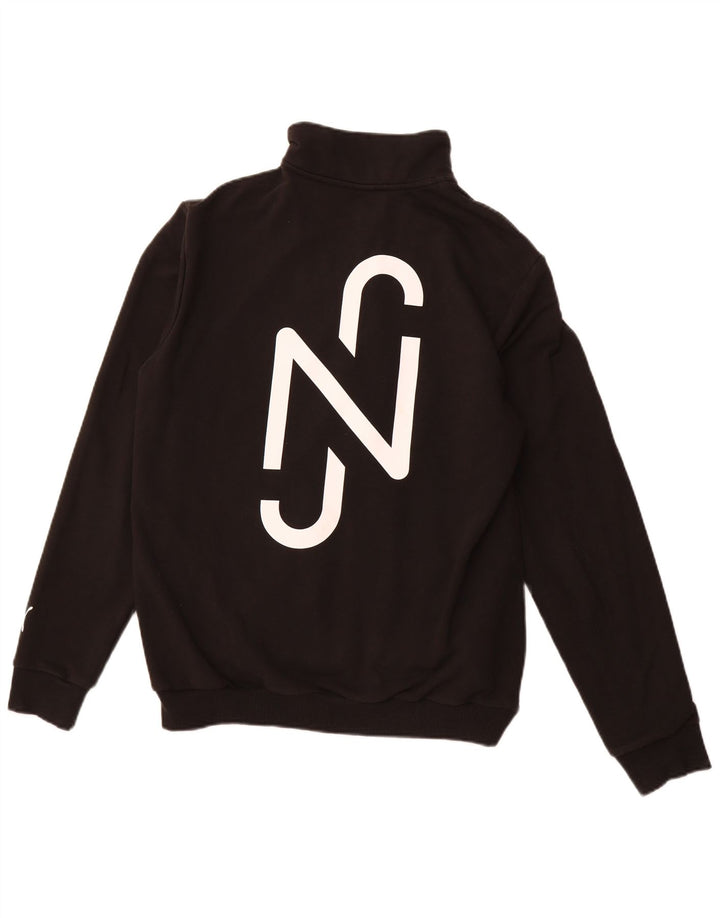 Giacca da ginnastica grafica da uomo PUMA grande nera