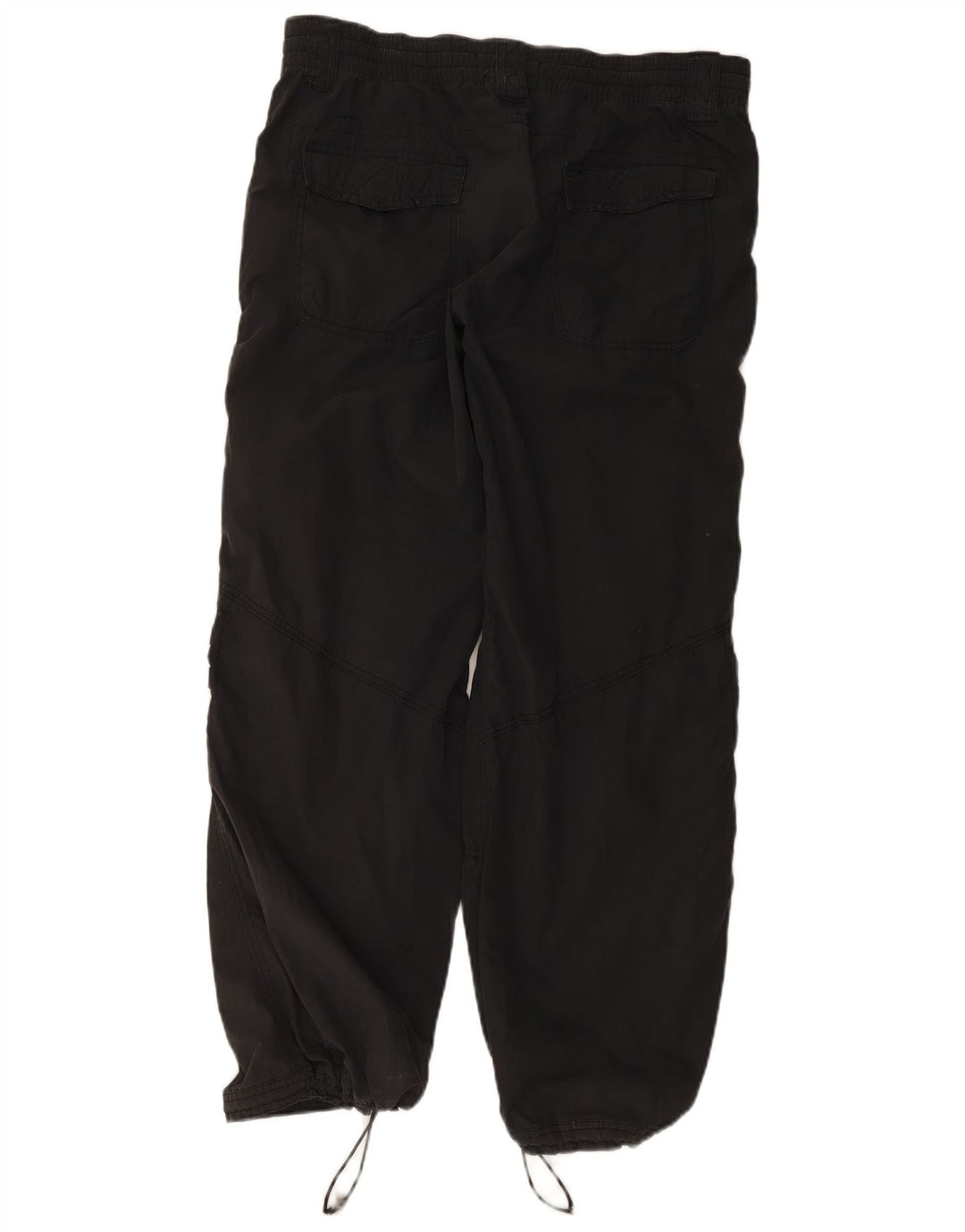 Pantaloni cargo da jogging da donna Nike UK 16 Large W34 L30 poliestere nero