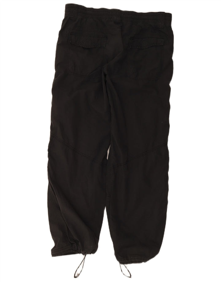 Pantaloni cargo da jogging da donna Nike UK 16 Large W34 L30 poliestere nero