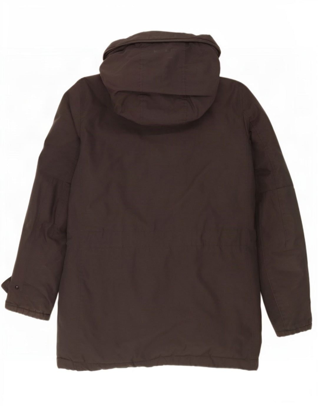 Cappotto imbottito con cappuccio da uomo Woolrich UK 36 piccolo cotone grigio
