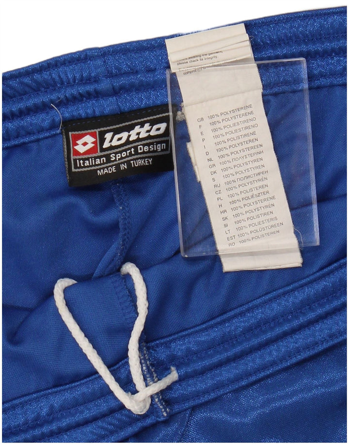 Pantaloncini sportivi da uomo Lotto in poliestere blu medio