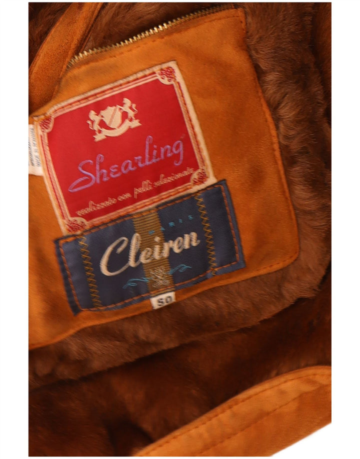 Cappotto in shearling da uomo Cleiren IT 50 Shearling beige grande
