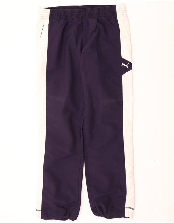 Puma Pantaloni da tuta da uomo Joggers Medium Navy Blue Colourblock Sports