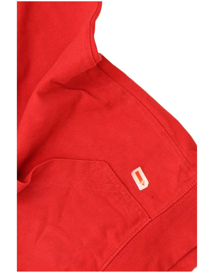 Felpa con cappuccio NIKE Air Graphic da uomo UK 45/47 XL Cotone rosso